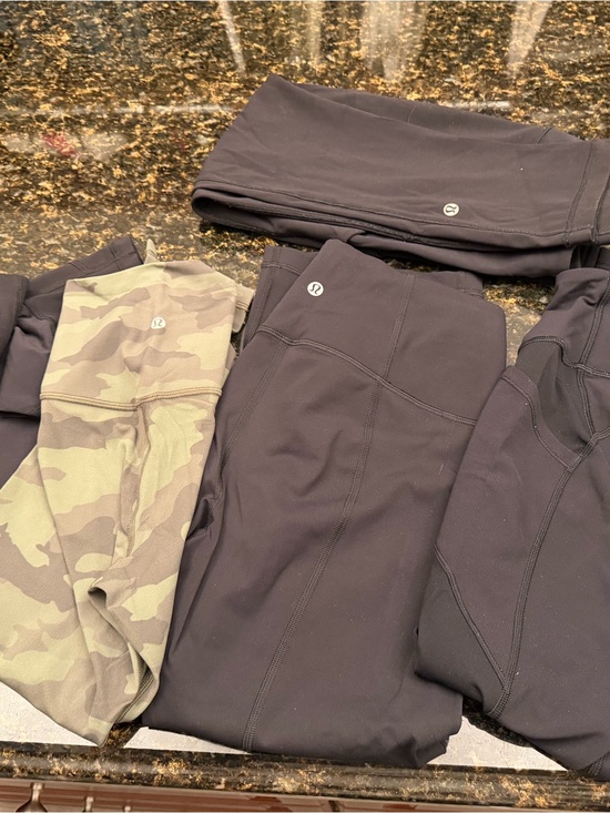 lululemon athletica Pants - BUNDLE of 5 pairs, Lululemon athletica Black & Olive Camo Leggings Set